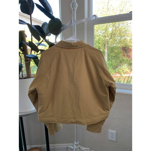 The North Face women’s work jacket  Fleece-Lined NF0A7URY Size L tan EUC 7351 - Picture 7 of 15